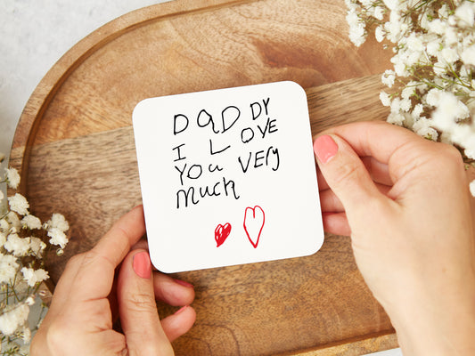 Personalised Handwriting or Drawing Coaster