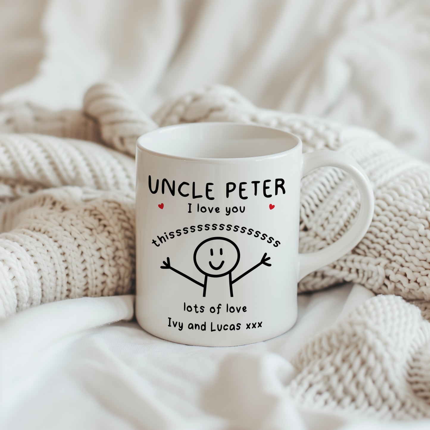 Personalised "Uncle I Love You This Much" Mug