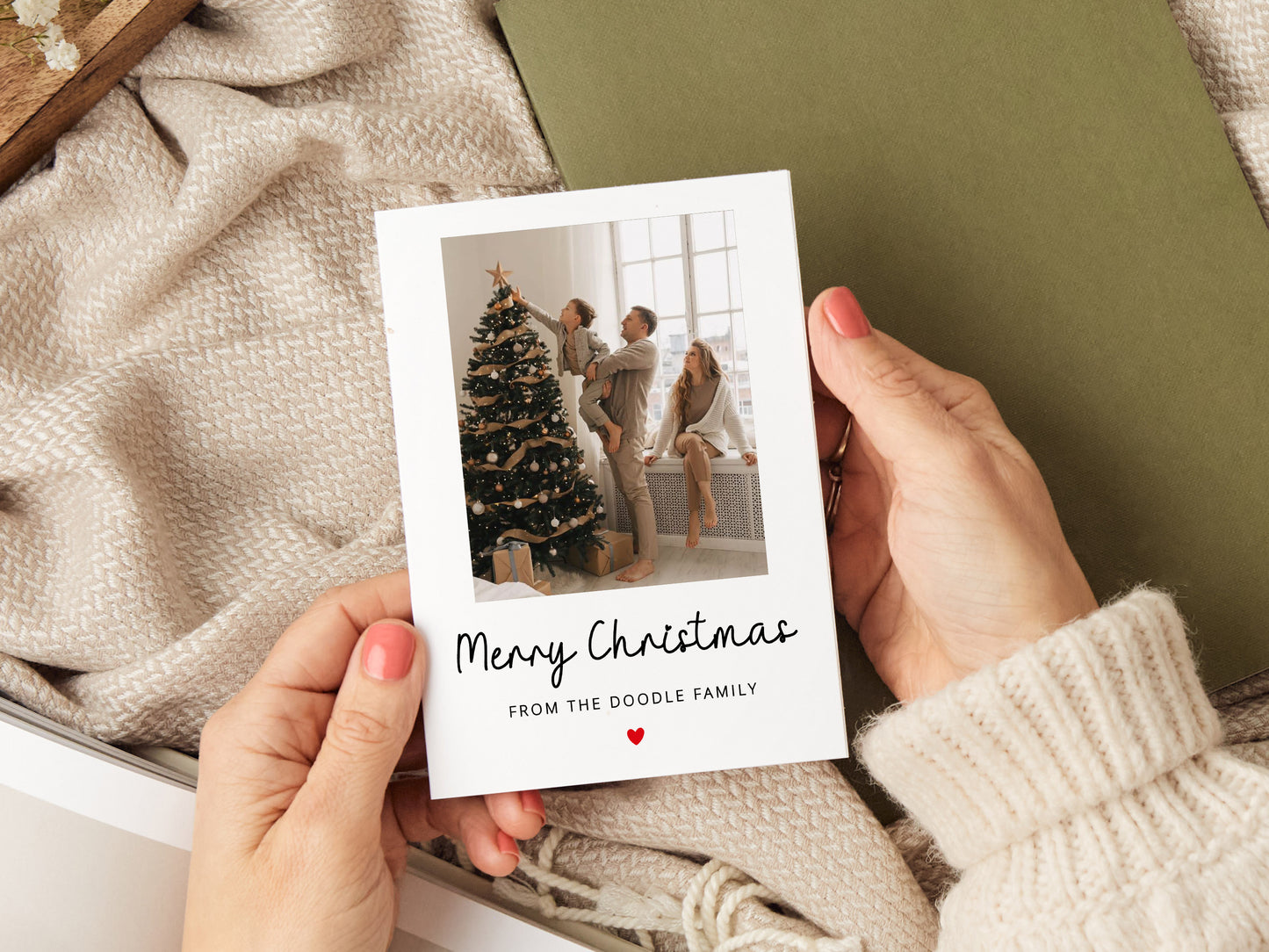 Personalised Family Photo Christmas Card