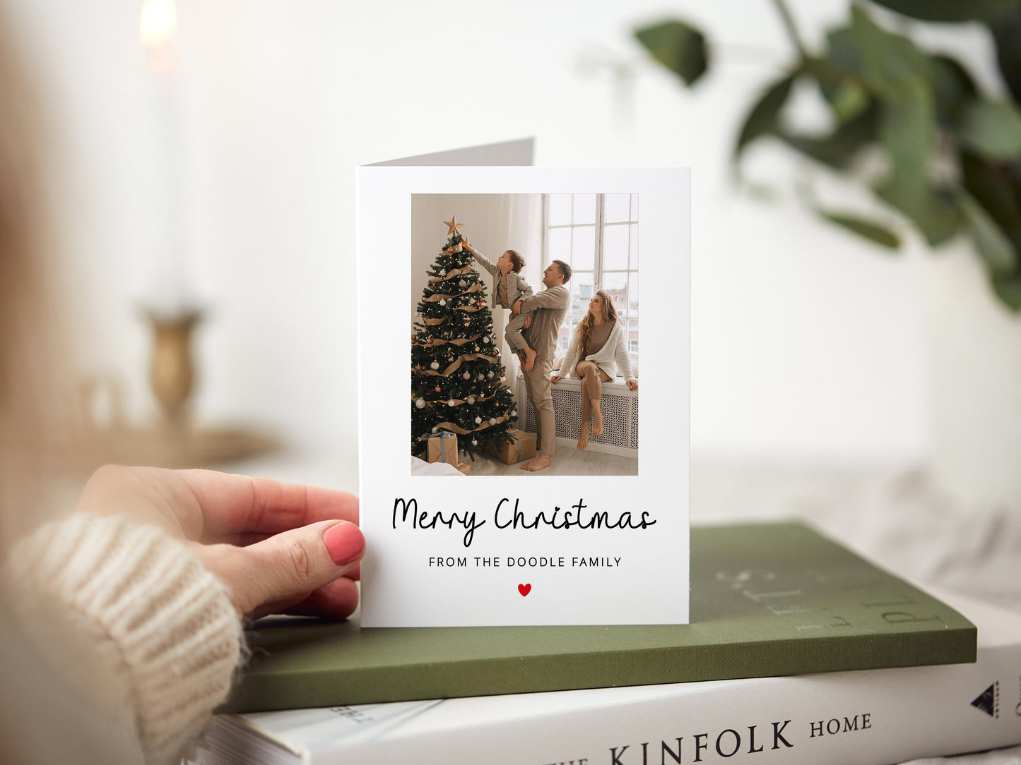 Personalised Family Photo Christmas Card