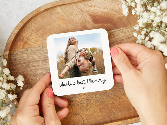 Personalised "Worlds Best Mummy" Coaster