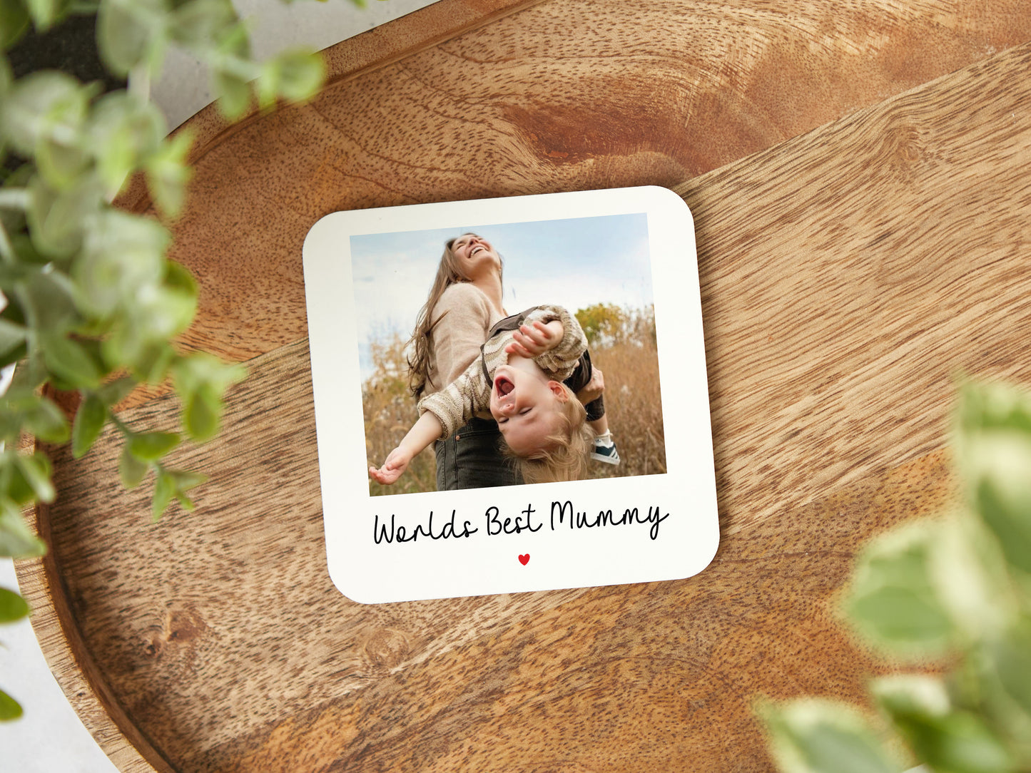 Personalised "Worlds Best Mummy" Coaster