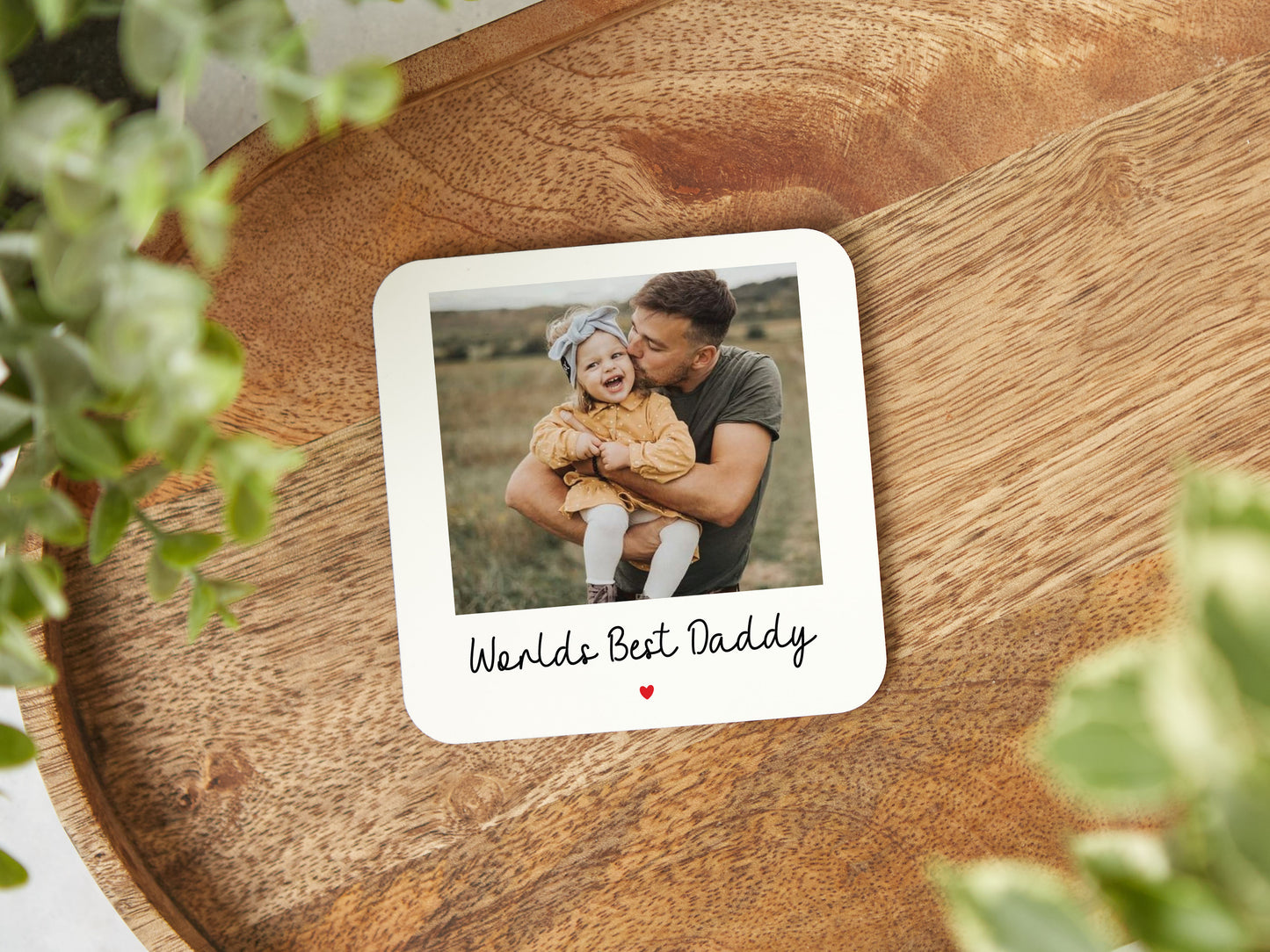 Personalised "Worlds Best Daddy" Coaster