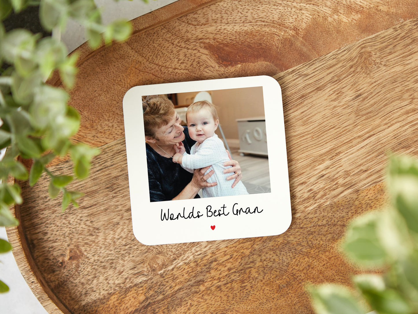 Personalised "Worlds Best Gran" Coaster