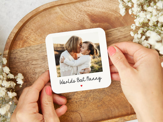 Personalised "Worlds Best Nanny" Coaster