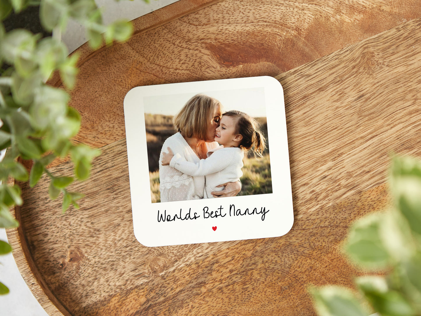 Personalised "Worlds Best Nanny" Coaster